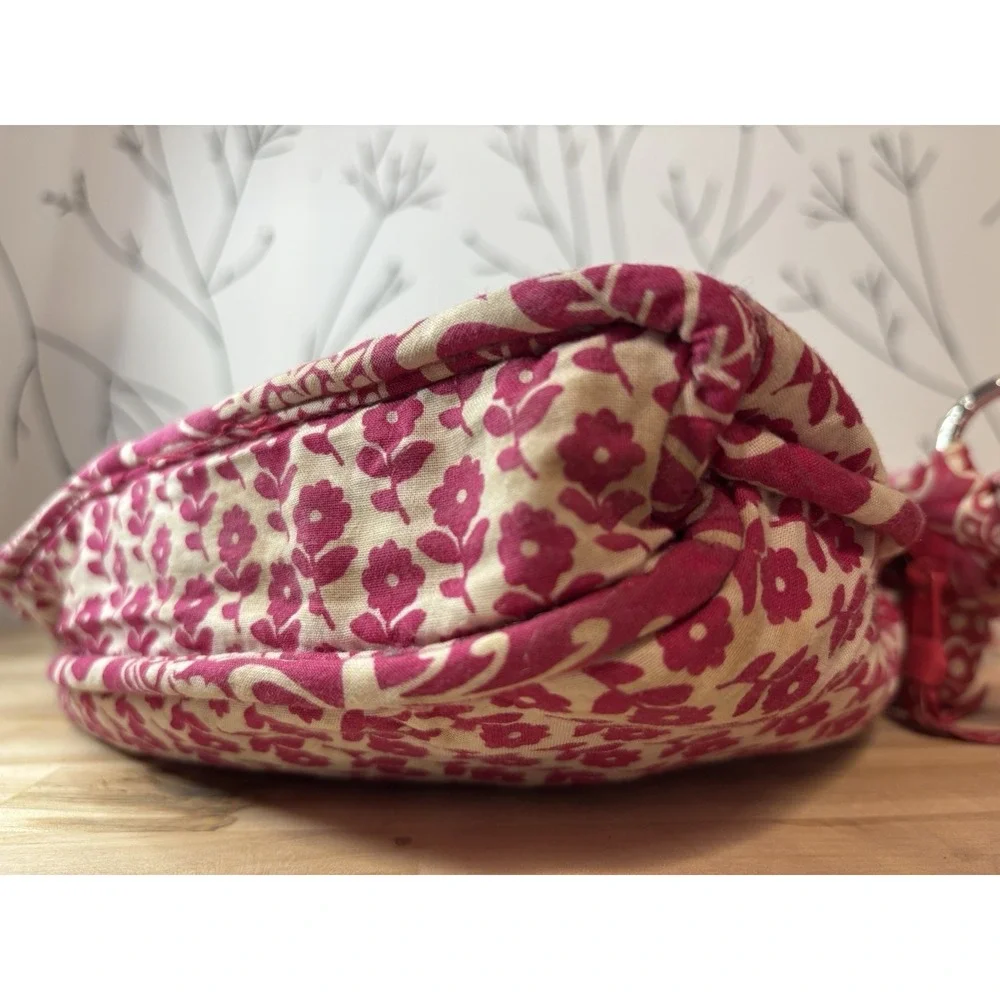 Vera Bradley Twirly Birds Pink Hipster Crossbody Breast Cancer Awareness